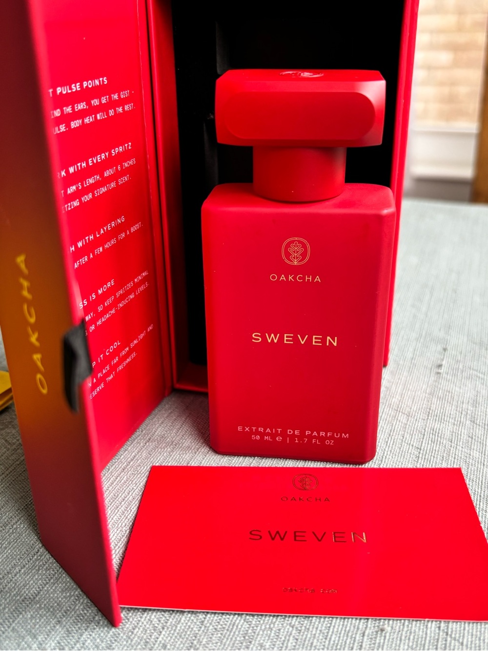 Oakcha Sweven Extrait de par fum - Red
